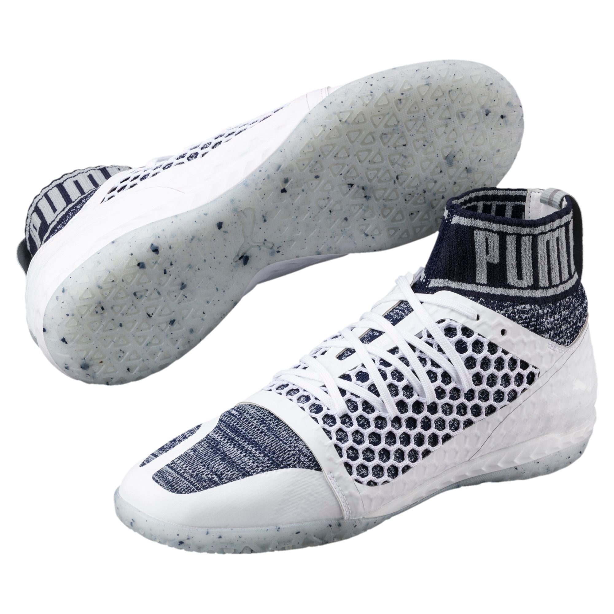 Ocupar alojamiento carbón PUMA 365 evoKNIT NETFIT CT Indoor Soccer Shoes - White-Peacoat-Quarry – The  Village Soccer Shop