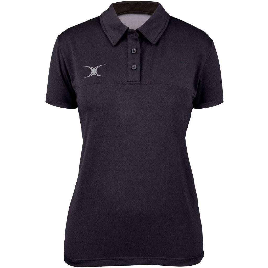 ladies black polo