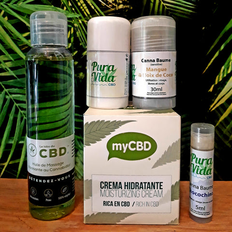 Crèmes hydratantes au CBD chez Green Heaven