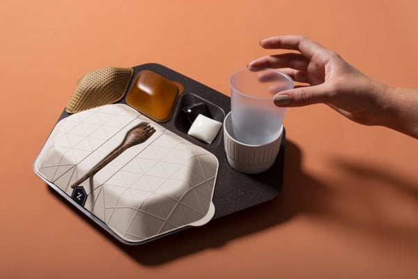 Edible Aircraft Food Tray - How to Fly Sustainably - Reduce in flight Waste