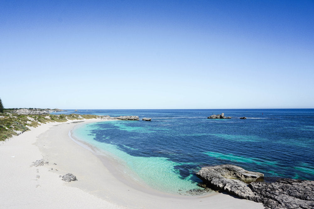 White Sand Beach - Turquoise Waters - Perth, Australia