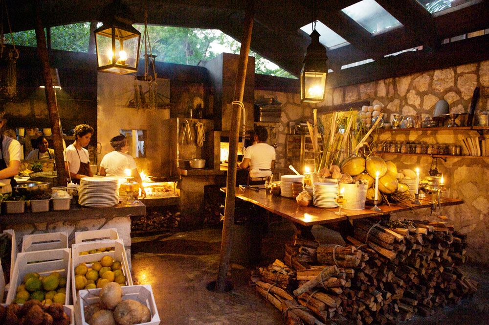 Hartwood Restaurant - Tulum Mexico - Sustainable Eating - Open Kitchen