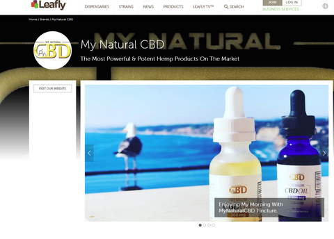 My Natural CBD featured on Leafly