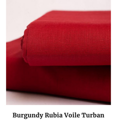 burgundy wedding turban