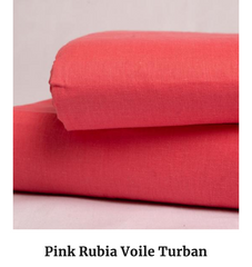 pink wedding turban