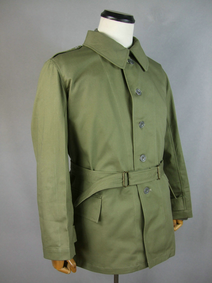 WW2 France French Army Model 1938 Bourgeron Jacket Light Green