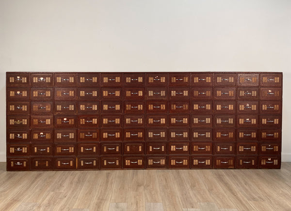 Huge Chinese Apothecary Cabinet,  19th century with 1930s hardware