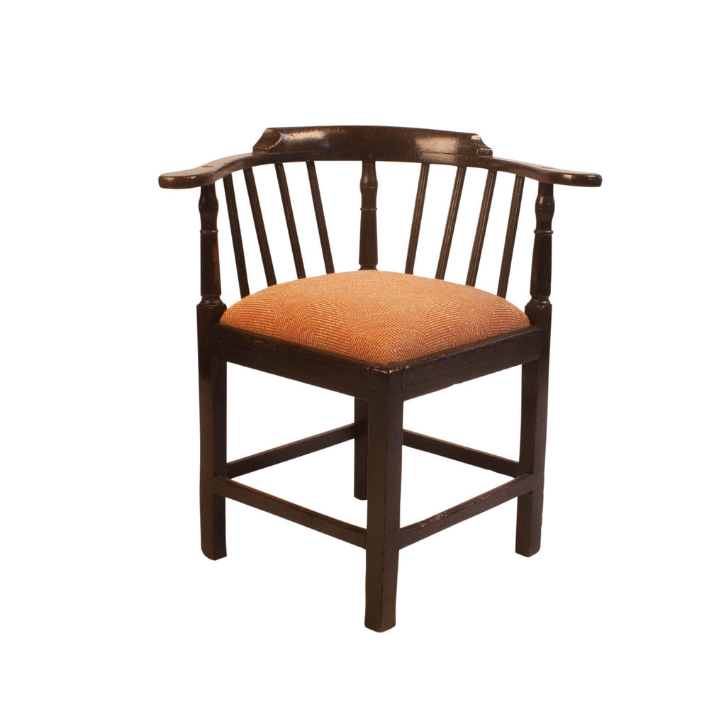 Circa 1790 George III Oak Corner Chair