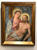 Oil on Board of Mary Magdalene and Jesus