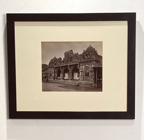 Antique Photograph of a Hindu Temple