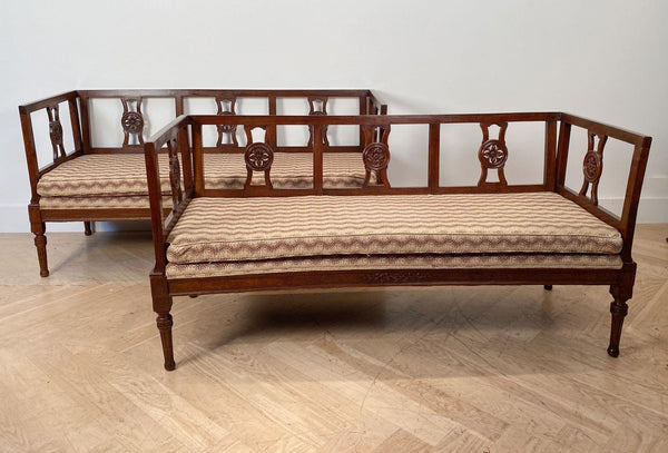 Two Similar Settees, Italy 18th - 19th Century