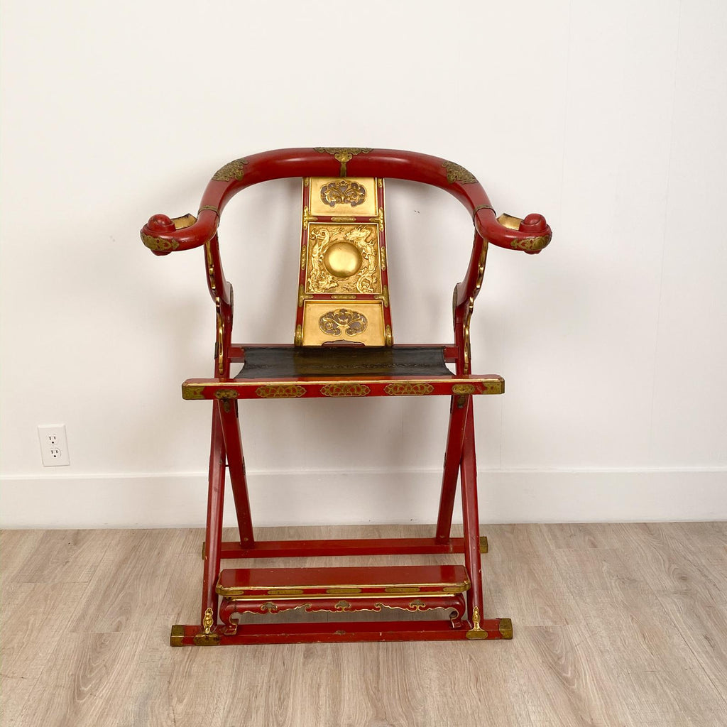 Circa 1840 Horse Shoe Chair, Japan