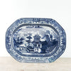 Circa 1780 Rare and Large Lowestoft Platter in the Chinese Taste, England