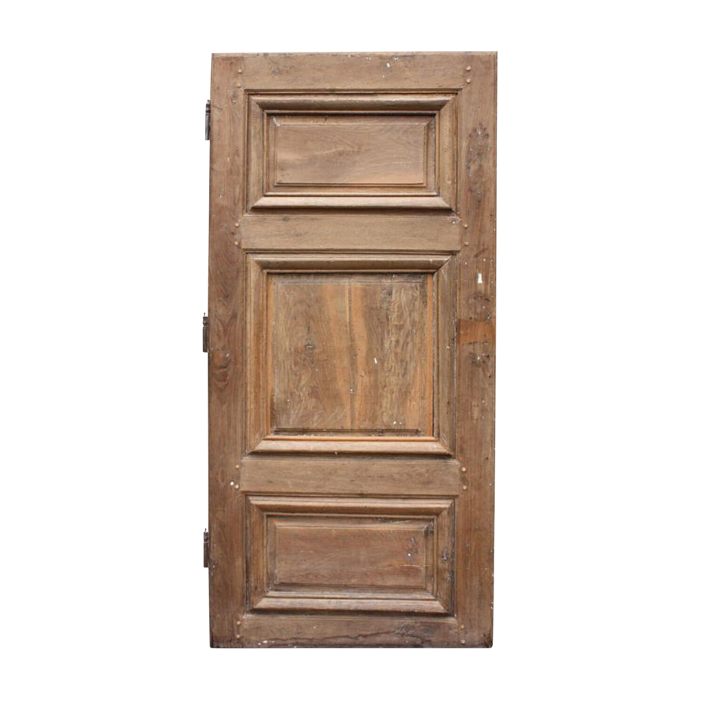 Circa 1800 Rustic Walnut French Door