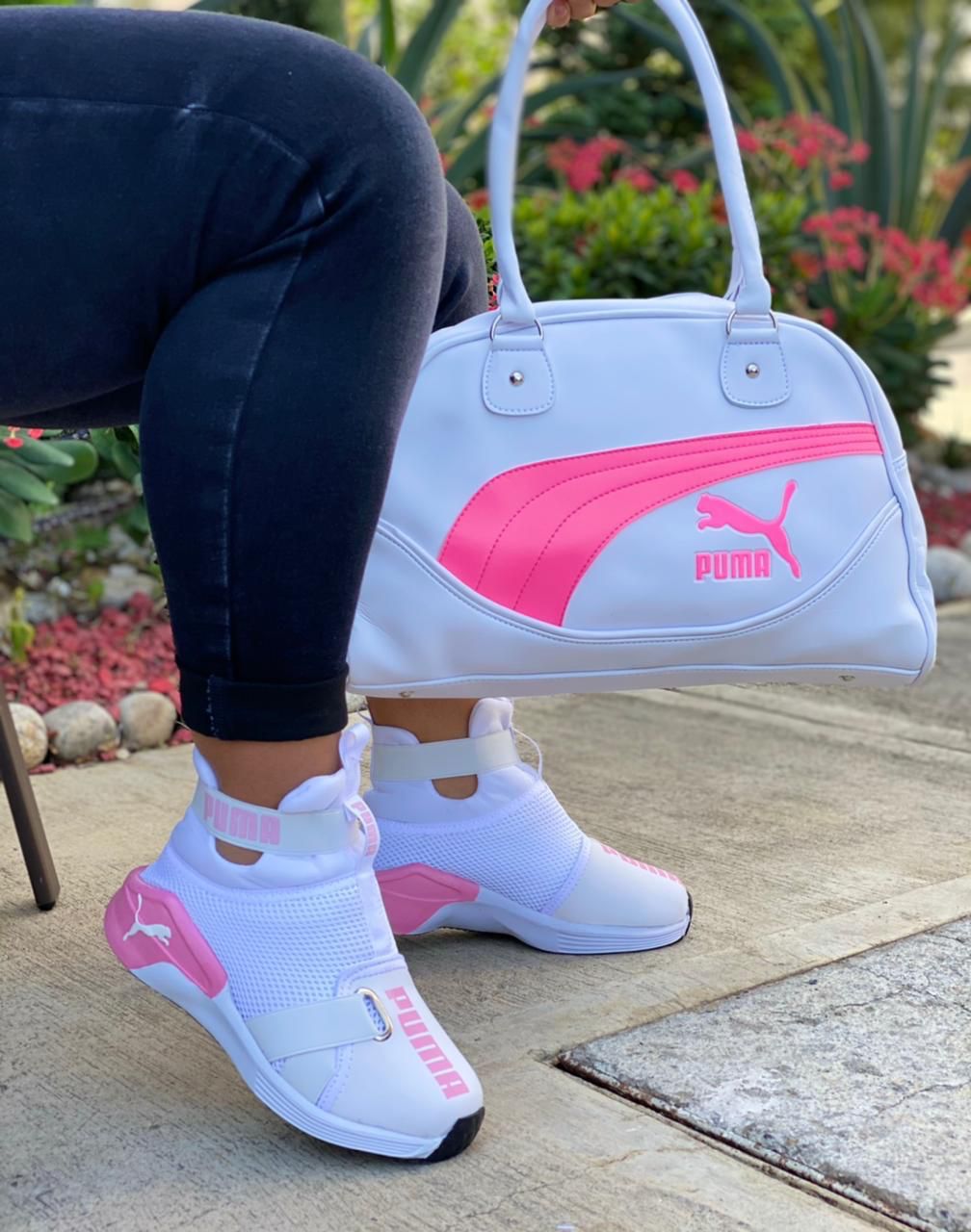 puma shoes and bag set