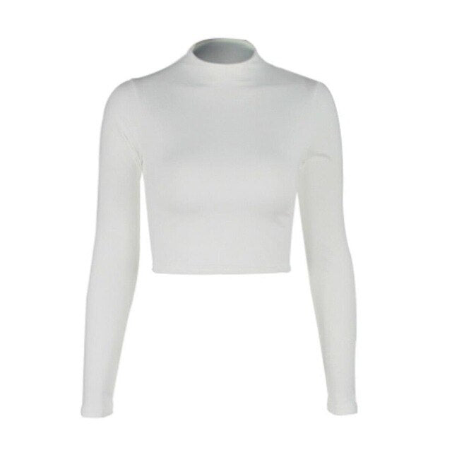 tight white long sleeve shirt