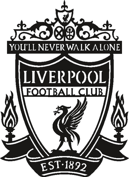 LOGO LIVERPOOL DXF of PLASMA ROUTER LASER Cut -CNC Vector DXF-CDR-AI