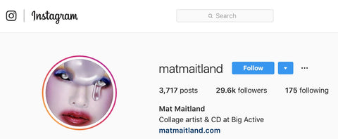 Instagram artist Mat Maitland