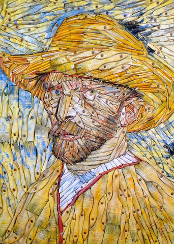 Finn Stone - Van Gogh (Yellow) - Oil + Cut Paintbrushes
