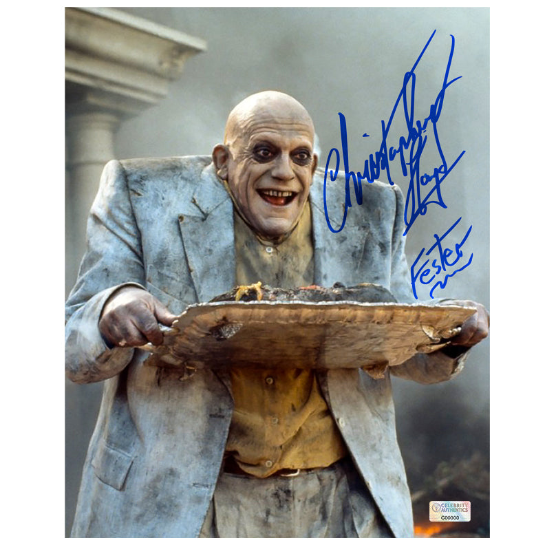 Christopher Lloyd Autographed Addams Family Uncle Scene |