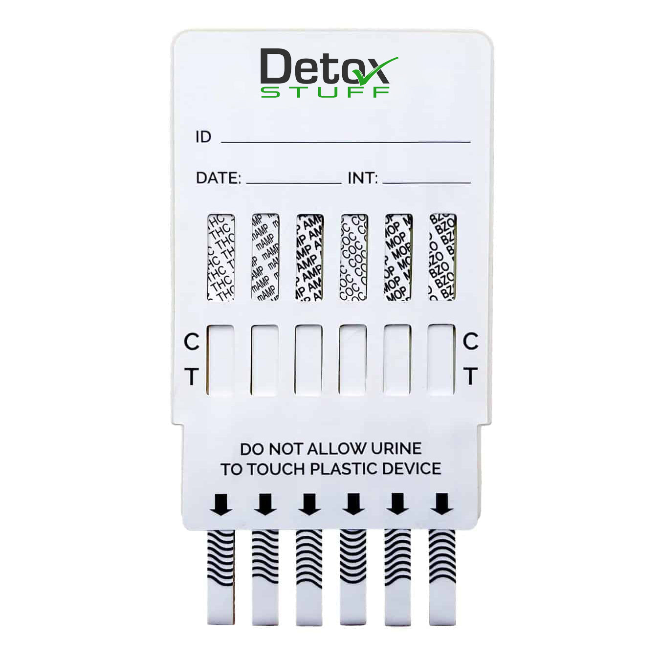 6 Panel Drug Test Kit (Australian Standard AS4308) Detox Stuff