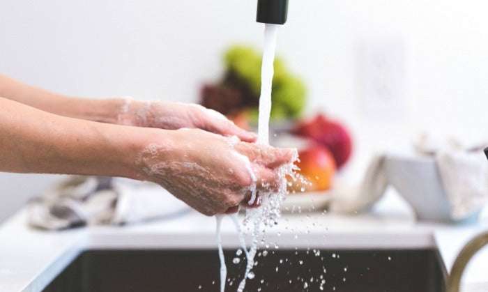 wash hands