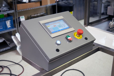 control panel with HMI