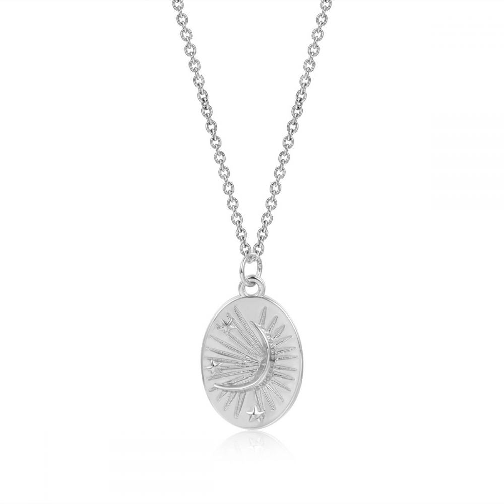 Collar Luna plata