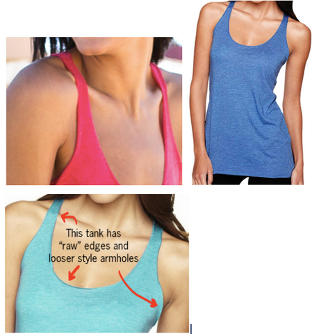 Next Level racerback tank photos