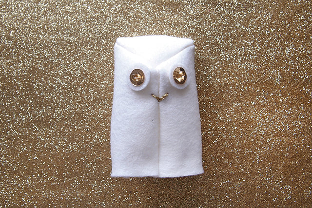 Free Snowy Owl Ornament Pattern | Grainline Studio