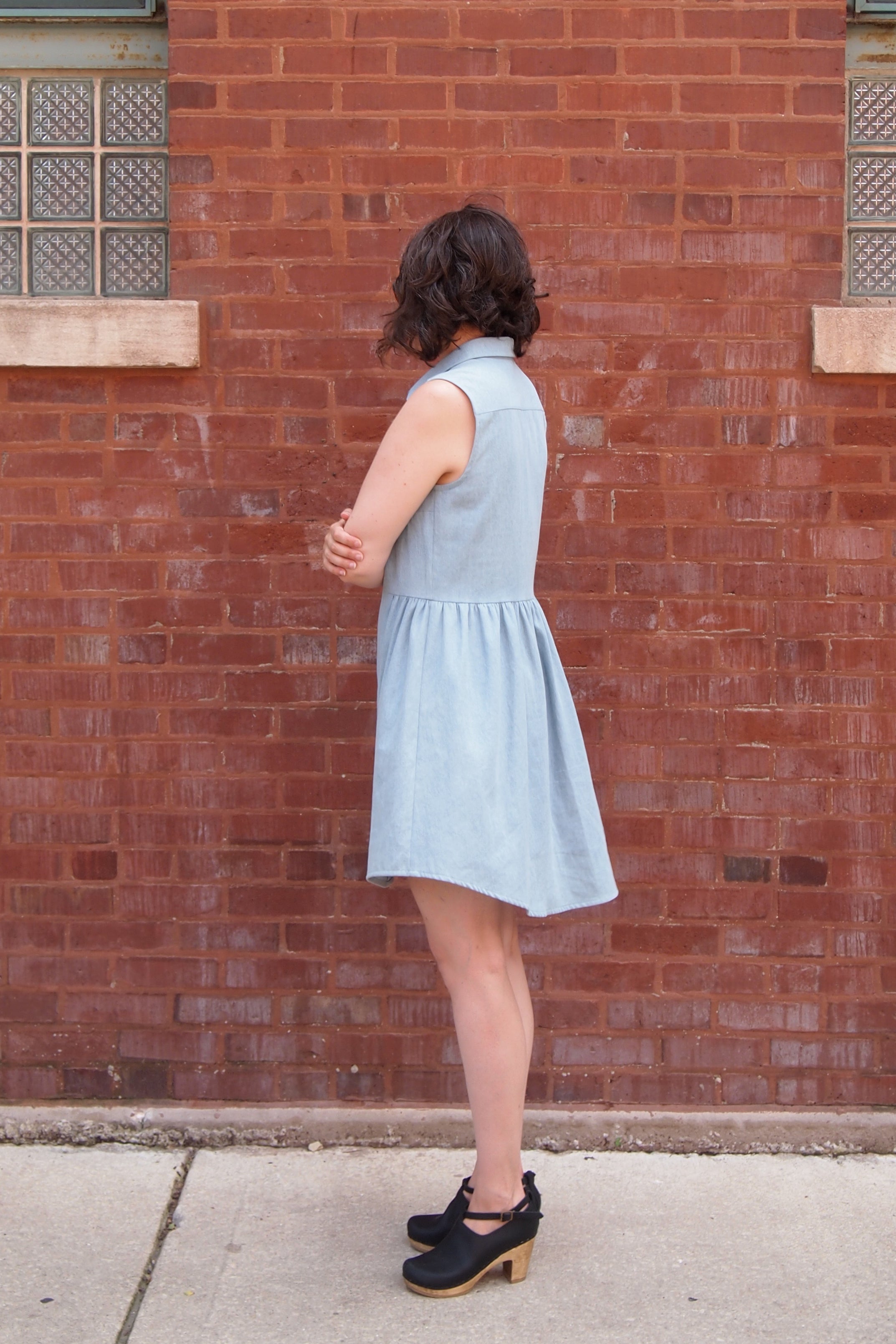 Grainline Studio | Alder Shirtdress V2: Light Denim