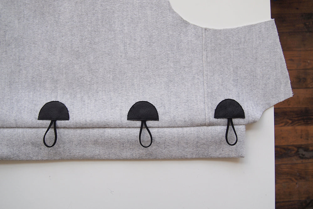 Cascade Sew-Along: Attaching Toggles | Grainline Studio