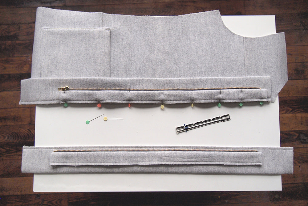 Cascade Sew-Along: View B Front Bands | Grainline Studio