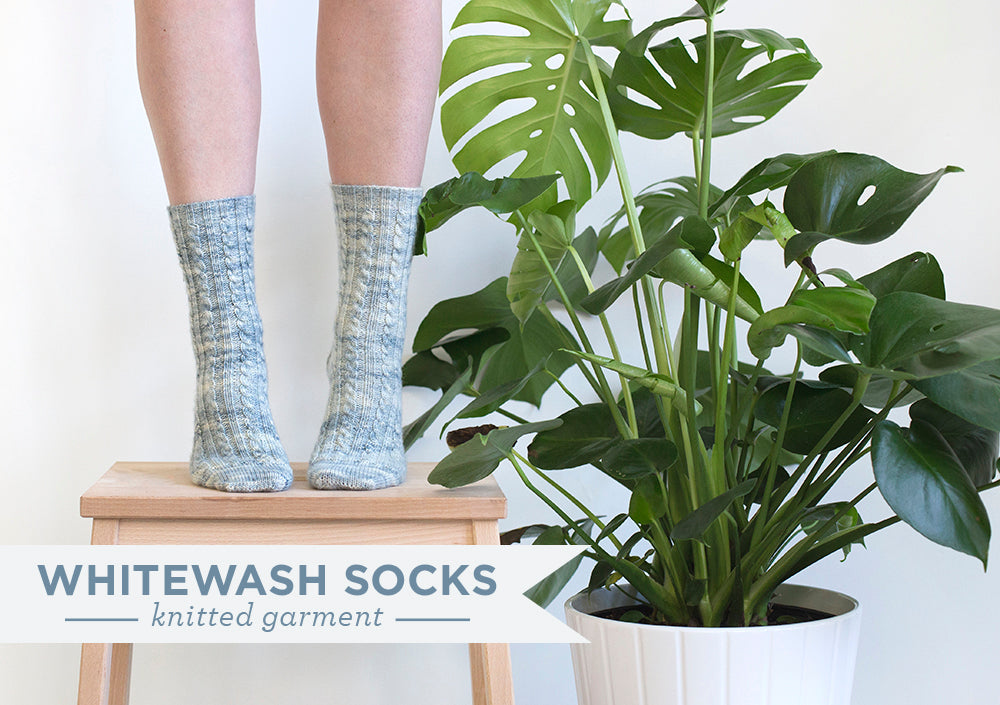 Whitewash Socks | Grainline Studio