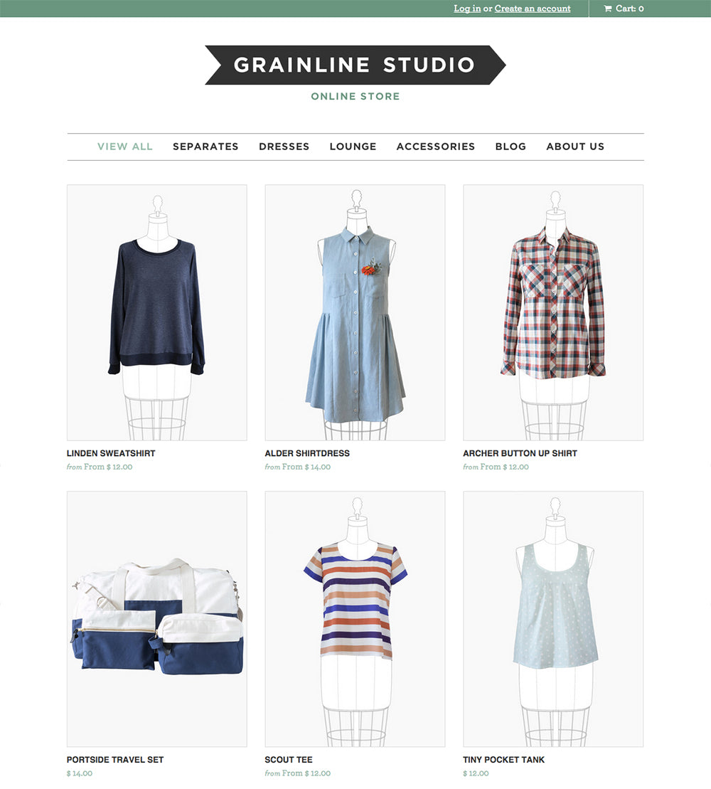 Shop Relaunch | Grainline Studio