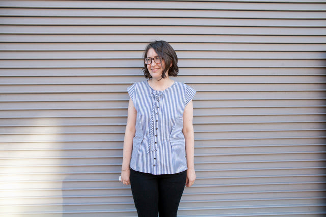 The Button Up Refashion Swap | My Top | Grainline Studio