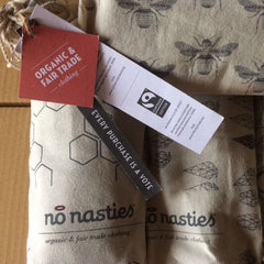 No Nasties Organic Bag - Fairtrade Organic Vegan Cotton Clothing