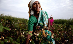 No Nasties Organic Cotton and Fairtrade India - Cotton Farmer Smile