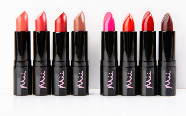 Mii Cosmetics Lipstick shades