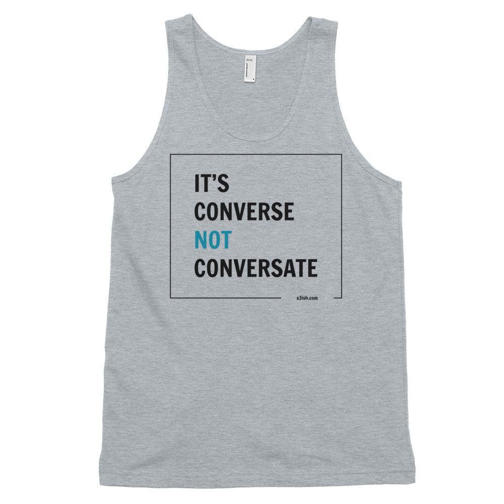 It's converse not conversate" Classic Top – S3ish