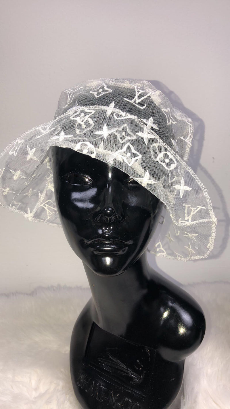 chanel mesh bucket hat