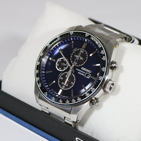 Seiko Men's Solar Dial Stainless Watch SSC719P1 – Chronobuy