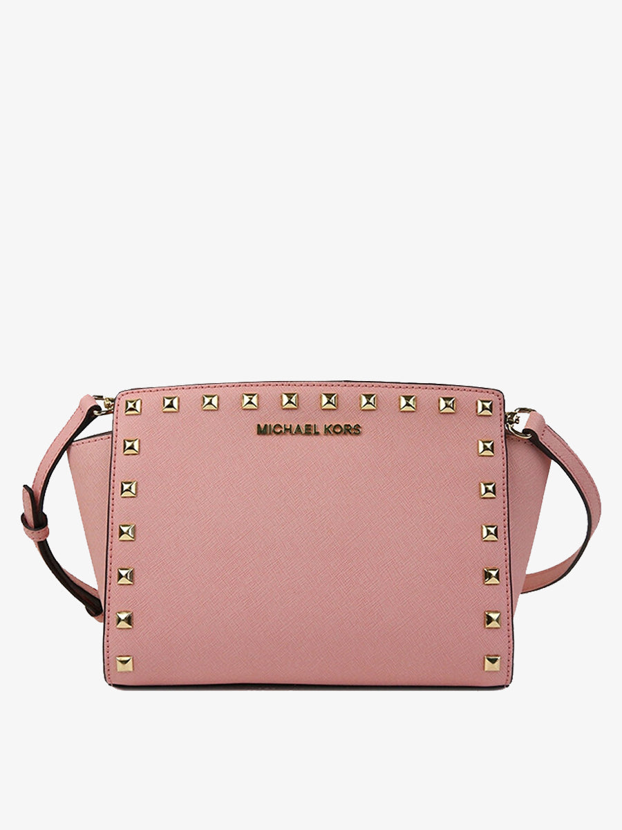 Women's Rivet Decorative Shoulder Bag 