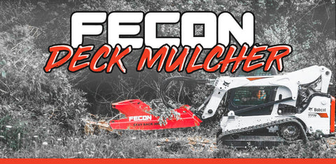 Fecon Deck Mulcher Brushcutter for Track Loaders