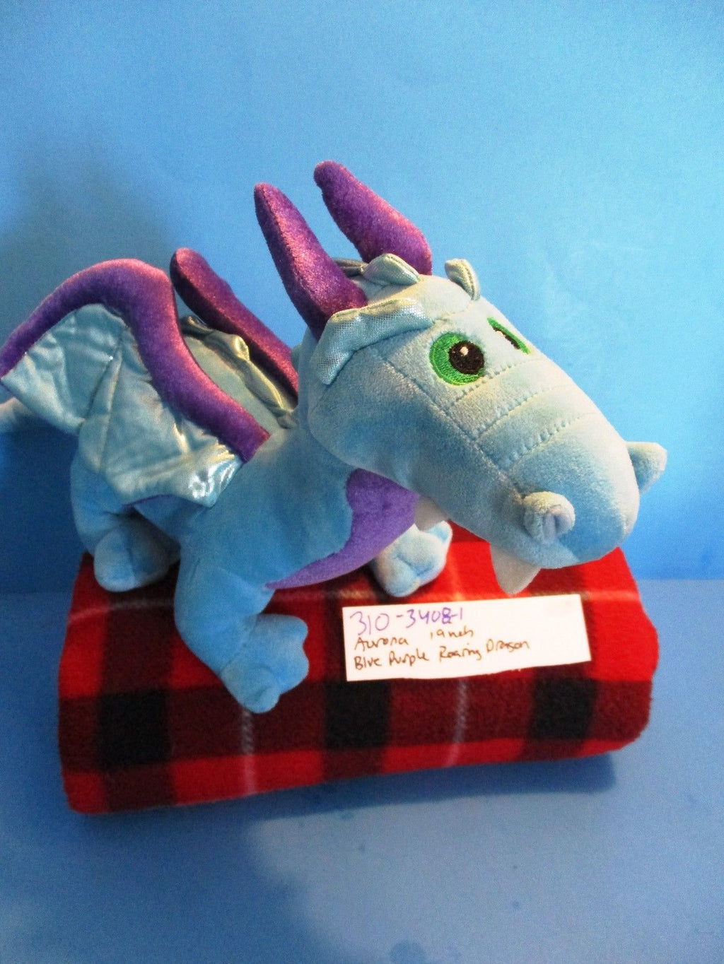 Aurora 8" Legendary Friends Dragon Plush Toy Sound Roars Red Green Fantasy 30776 for sale online 