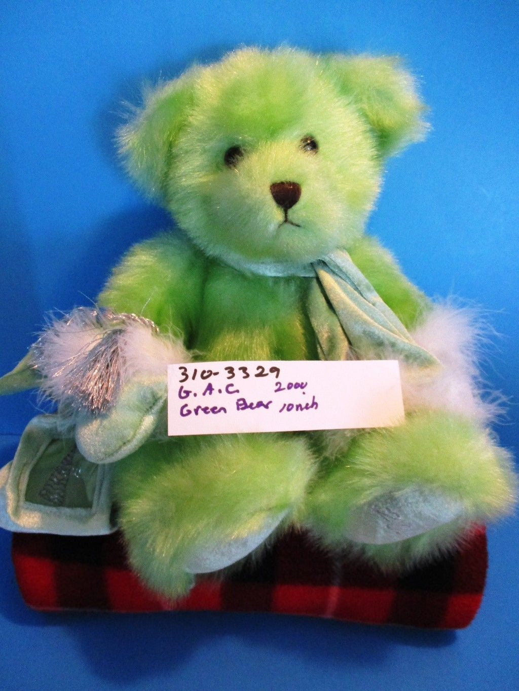 lime green teddy