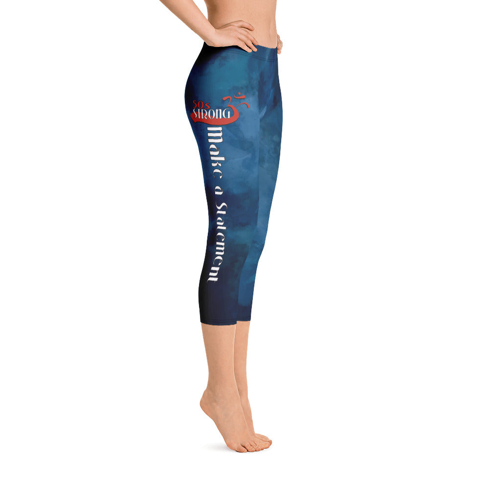 Capri Leggings with "Make a Statement" logo on Right side.