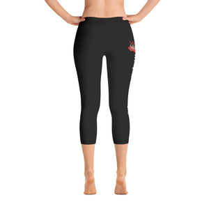 Capri Leggings with "Inspire Others" logo on Right Side.