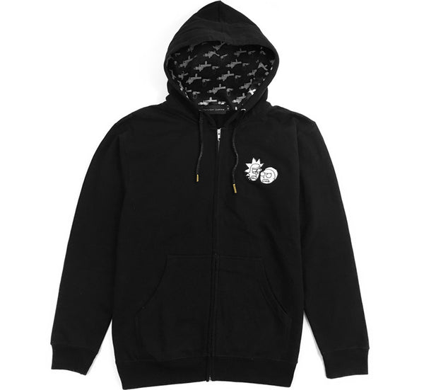 rick and morty zip up jacket