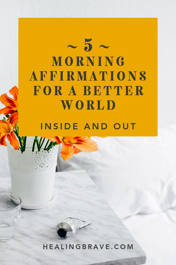 Your story, your strength, your compassion, your passion, your perspective has the power to become someone else’s lifeline or lantern. These affirmations for a better world are from my new book, Morning Affirmations! They’ll encourage you to bring your natural brilliance wherever you go — it’s how you make a difference.